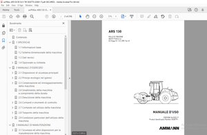 AMMANN ARS 130 RULLO DI TRAZIONE MANUALE D’USO 3028779 - PDF