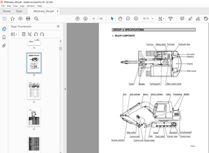 Hyundai R80 Crawler Excavator (India) Service Manual 2023 PDF