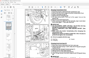 Kubota Tractor L35 Front Loader TL720 Backhoe BT900 Workshop Manual – PDF DOWNLOAD