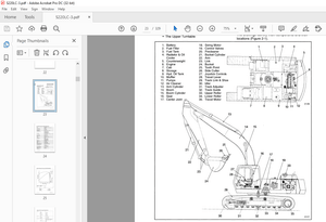 Daewoo Excavators Solar 220LC-III Serial Number 1001 and Up Shop Manual