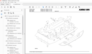 Ammann APR 4920 Hatz Spare Parts Catalogue Manual SN 11003052 PDF