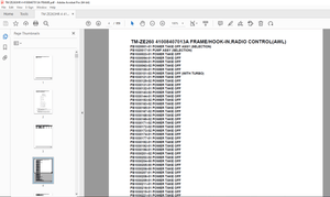 Tadano Crane TM-ZE260 41008407013A FRAME/HOOK-IN,RADIO CONTROL(AWL) Parts Manual - PDF DOWNLOAD