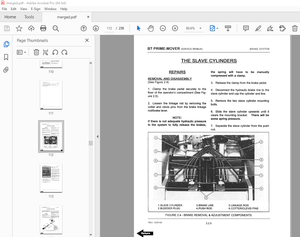 BT Prime-Mover RC-30B RC-40B RC-50B ELECTRIC STAND-UP RIDER COUNTERBALANCED TRUCK Repair Manual PDF