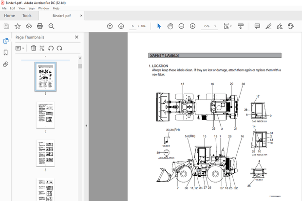 Hyundai HL730-9S Wheel Loader Operator’s Manual – PDF DOWNLOAD