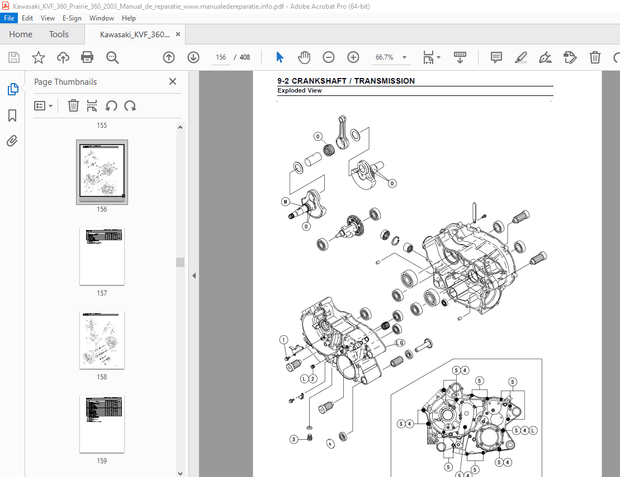 Kawasaki PRAIRIE 360 KVF 360 Vehicle Service Manual - PDF DOWNLOAD 