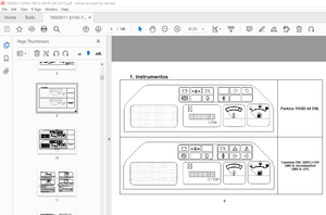 UTILEV Empilhadeira Combustão Interna 4-7T Manual de Operação PDF