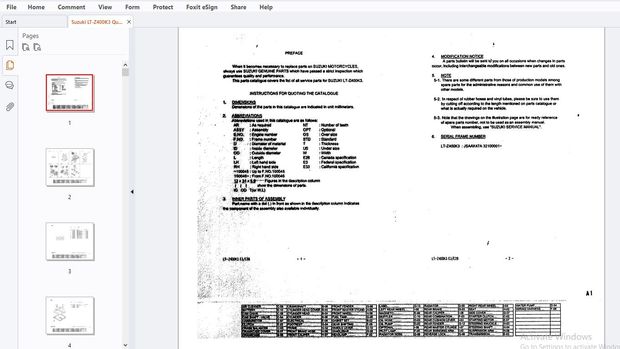 Suzuki LT-Z400K3 Quadracer Service Repair Manual - PDF DOWNLOAD