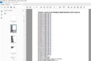 Tadano Crane TM-Z500 31042010270A FRAME/SL,REMOTE-RADIO CONT,HOOK-IN Parts Manual - PDF DOWNLOAD