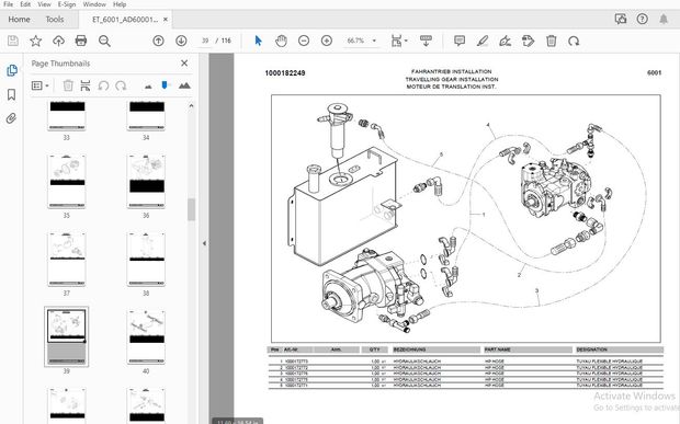 WACKER NEUSON 6001 DUMPER PARTS MANUAL 1000182752 - PDF DOWNLOAD