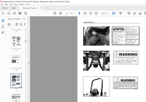 Mahindra Tractor 16 Series 3316 Gear &amp; HST Operator Manual – PDF DOWNLOAD