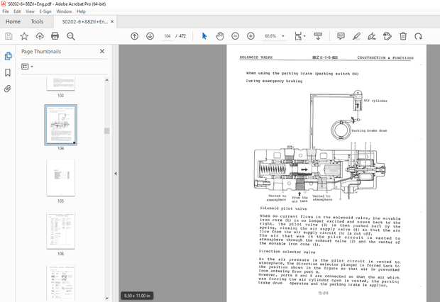 Kawasaki 88ZII Shovel Loader(NISSAN PE6T04 Engine) Shop Manual - PDF DOWNLOAD