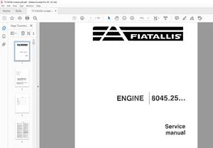 Fiatallis FR9B FR9C FR90 Wheel Loader Service Manual - PDF DOWNLOAD