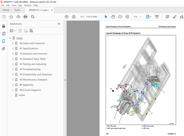 Komatsu Hydraulic Excavator PC240LC-11 Shop Manual SEN06737-11 - PDF DOWNLOAD
