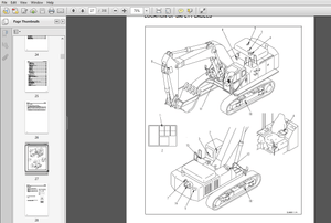 Komatsu PC600-8, PC600LC-8 Hydraulic Excavator Operation &amp; Maintenance Manual (K50001 and up) -  PDF