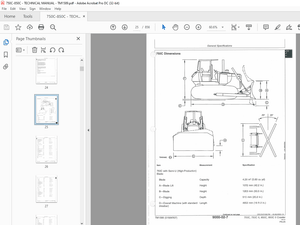 John Deere 750C, 750C Series 11, 850C, 850C Series II, Crawler Dozer Operation and Test Manual - PDF