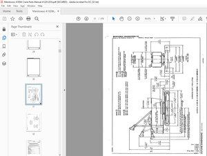 Manitowoc Crane 4100W Parts Manual 41228 – PDF DOWNLOAD
