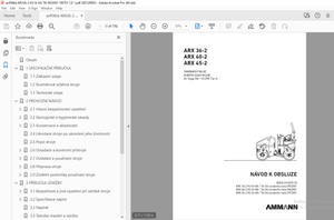 AMMANN ARX 36-2 ARX 40-2 ARX 45-2 NÁVOD K OBSLUZE - PDF DOWNLOAD