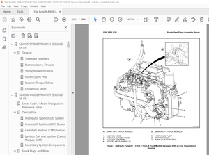 Yale Forklift A909 (GDPGLP170VX, GDPGLP190VX GDPGLP175VX36) Service Manual PDF