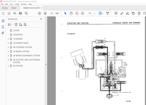 Komatsu WA100-1 Wheel Loader Service Repair Workshop Manual SEN05221-05 - PDF DOWNLOAD
