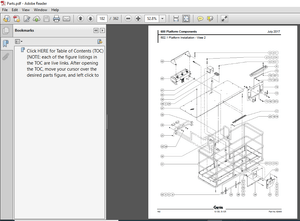 Terex Genie S 120 S 125 Part Manual - PDF DOWNLOAD