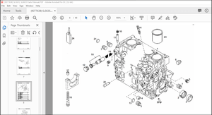 Gehl SL5635 &amp; SL6635 Skid Loaders Deutz BF 4M1011F Engines Parts Book Manual 907763 – PDF DOWNLOAD