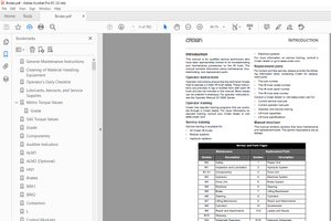 Crown Forklift SC 6000 Series Counter Balanced Service Manual – PDF DOWNLOAD