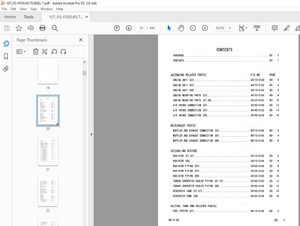 Komatsu FORKLIFT TRUCK FG50/B0/70-7 FD50/80/70/80-7 FD050E/60E/70E-7 Parts Manual PED07E1-03 - PDF 