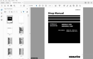 KOMATSU HB365LC-3E0 HB365NLC-3E0 HYDRAULIC EXCAVATOR SERVICE REPAIR WORKSHOP MANUAL – PDF DOWNLOAD