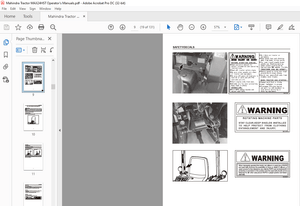 Mahindra Tractor max 24 HST Operator’s Manual – PDF DOWNLOAD