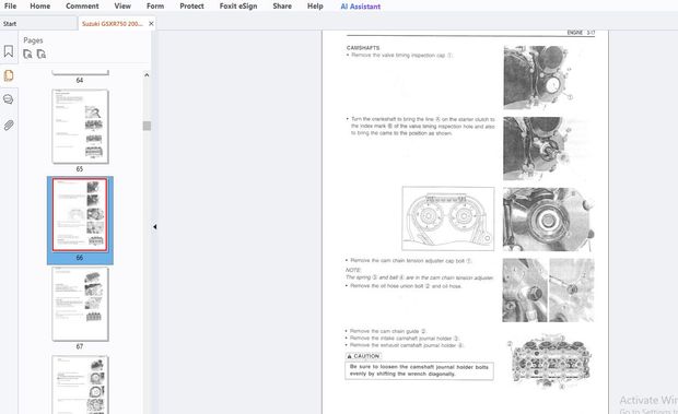 2000-2002 Suzuki GSXR750 Service Manual - PDF DOWNLOAD