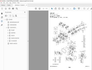 Hitachi ZAXIS 340LC-7 340LC-7 Hydraulic Excavator Parts Manual - PDF DOWNLOAD