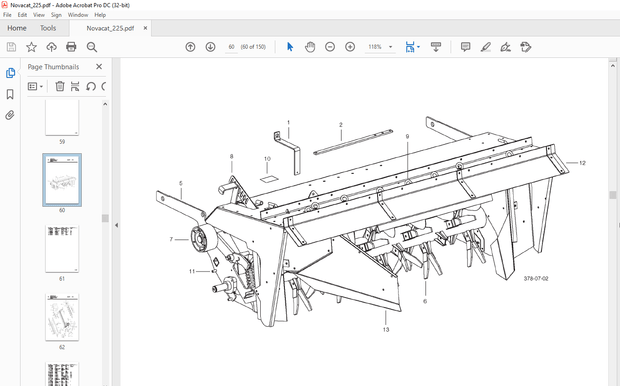 Pottinger Tractor Mower NOVACAT 225 HECK Spare parts list Manual – PDF DOWNLOAD