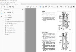 Hyundai Forklift HBF 20-7 HBF 25-7 Service Manual – PDF