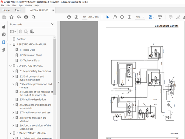 Ammann ARR 1585 Trench Roller Operating Manual 3023004 PDF