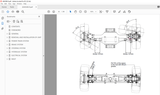 Hyundai Forklift 40B-9 45B-9 50B-9 Service Manual – PDF DOWNLOAD