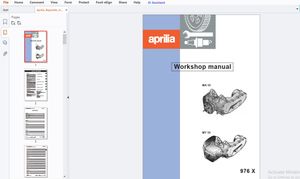 1999 Aprilia MA 50 MY 50 Workshop Manual - PDF DOWNLOAD