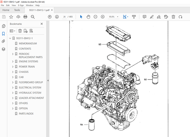 Kawasaki 85Z7B Wheel Loader Parts Manual 93311-00412 – PDF DOWNLOAD