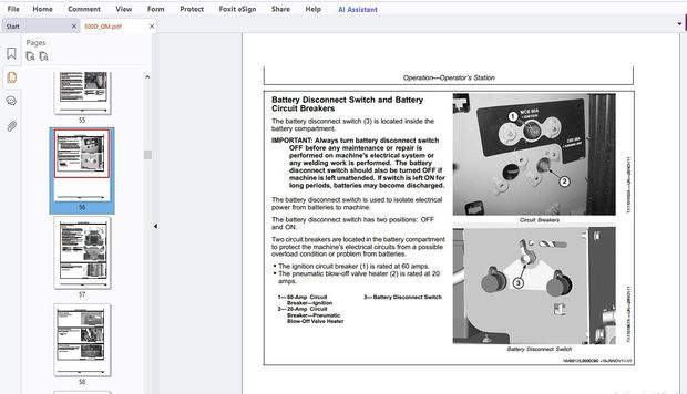 John Deere 250D &amp; 300D Series II Articulated Dump Trucks Operator&#x27;s Manual OMT264275 - PDF DOWNLOAD