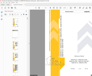 Haulotte Articulating Boom Lift HA26 RTJ O – HA26 RTJ O SW Maintenance Manual – PDF DOWNLOAD