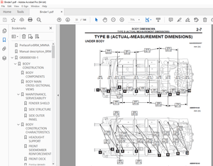 Mitsubishi 2014 Mirage Body Repair Manual – PDF DOWNLOAD