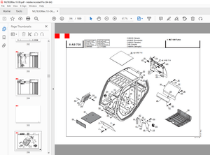 Manitou Forklift MLT630 T MLT634 120 LSU MLT731 T LSU MT732 SERIES B-E2 Parts Manual PDF