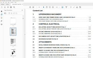 Manitowoc Crane MLC300 Luffing Jib Parts Manual SN 605021 - PDF