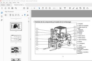 UTILEV contrapesadas de 4t 7t con motor de combustión interna Manual de uso PDF