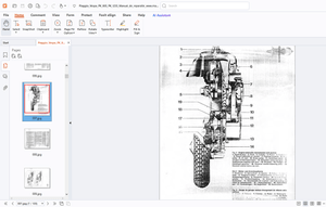 Piaggio Vespa PK 80 S PK125 S Service Station Manual - PDF DOWNLOAD