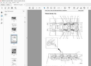 Komatsu PC750-7,PC800-7 Hydraulic Excavator Repair Service Manual SEBM031314 - PDF DOWNLOAD