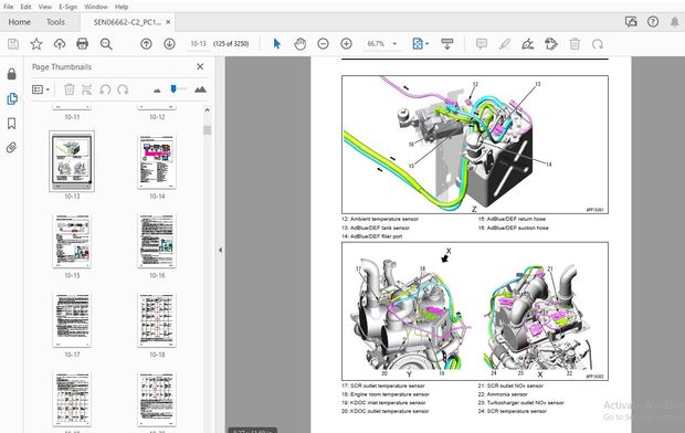 KOMATSU PC138US-11 HYDRAULIC EXCAVATOR SHOP MANUAL SEN06662-C2 – PDF DOWNLOAD