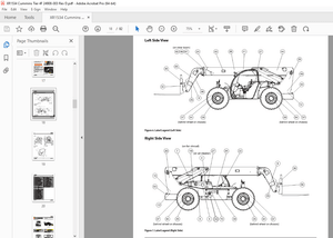 XTREME Telehandler XR1534 Cummins Tier 4F Operation &amp; Safety Manual PDF