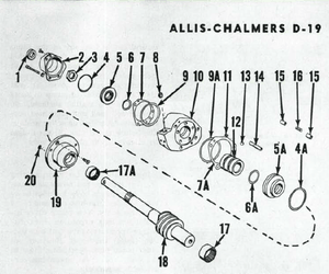 Allis Chalmers D19 D-19 Diesel Tractor Complete Service Repair Shop Manual PDF MANUAL