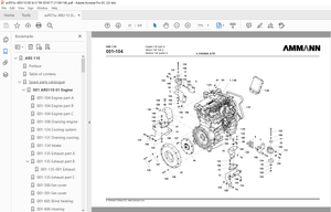 Ammann ARS 110 Single Drum Roller Parts Catalogue Manual 3018177 PDF