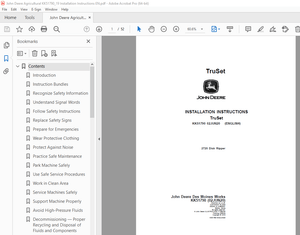 John Deere KK51790 2720 Disk Ripper Installation Instruction Manual - PDF DOWNLOAD